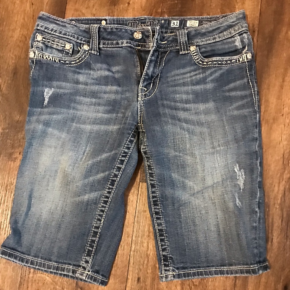 Miss Me Bermuda Jean shorts